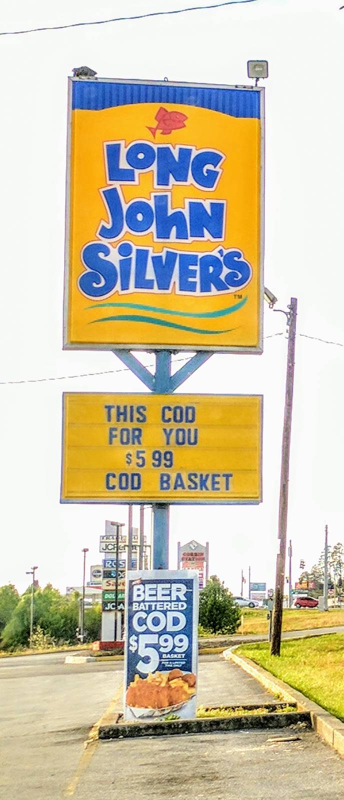 Long John Silvers | restaurant | 1056 Cumberland Gap Pkwy, Corbin, KY 40701, USA | 6065283450 OR +1 606-528-3450