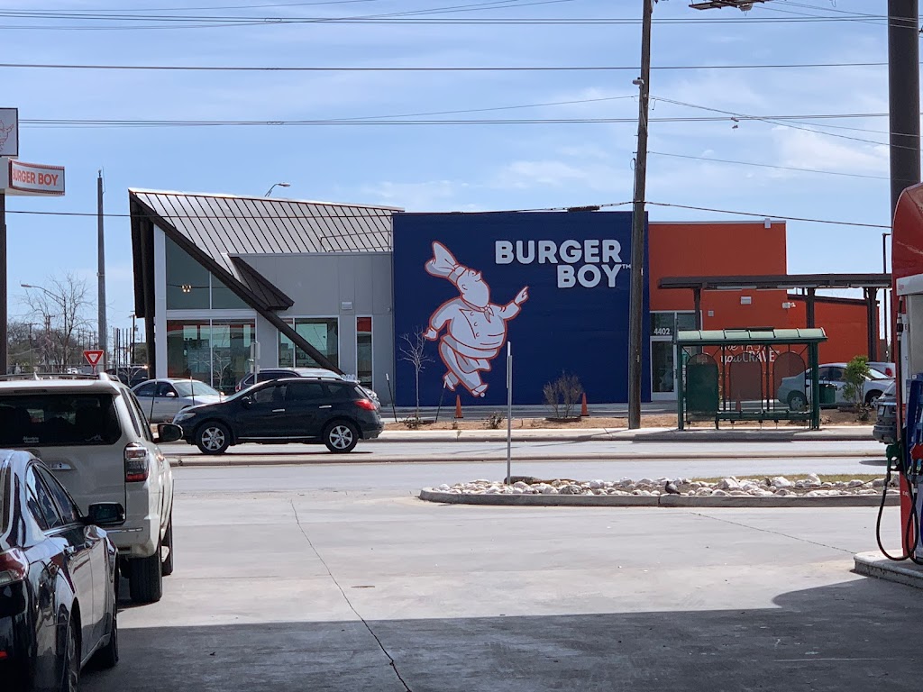Burger Boy | restaurant | 4402 S New Braunfels Ave, San Antonio, TX 78223, USA | 2103689552 OR +1 210-368-9552
