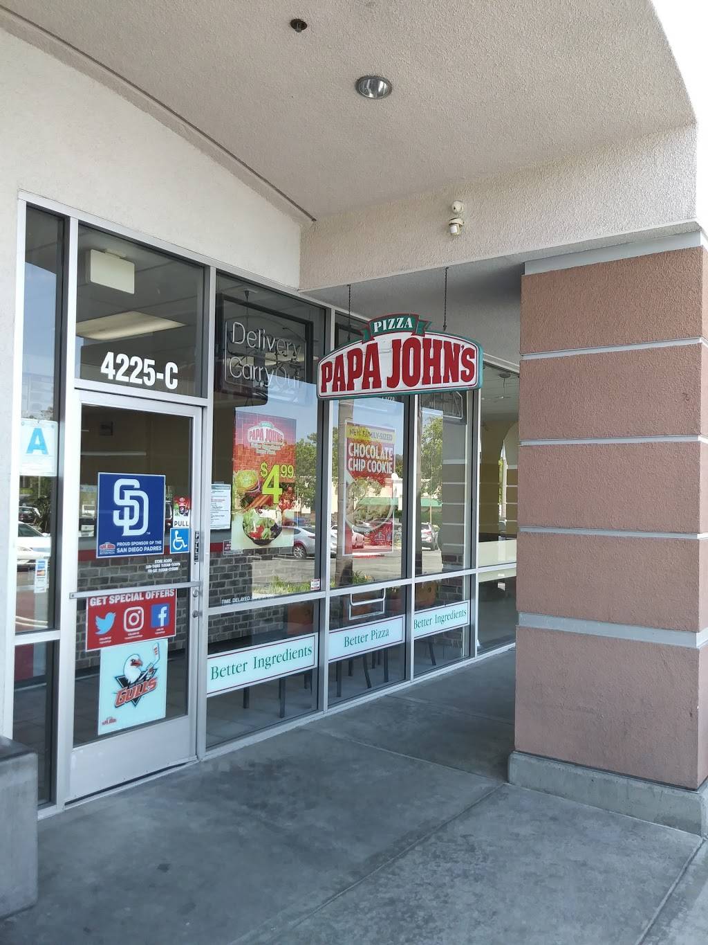 Papa Johns Pizza | restaurant | 4225 Oceanside Blvd, Oceanside, CA 92056, USA | 7608062266 OR +1 760-806-2266