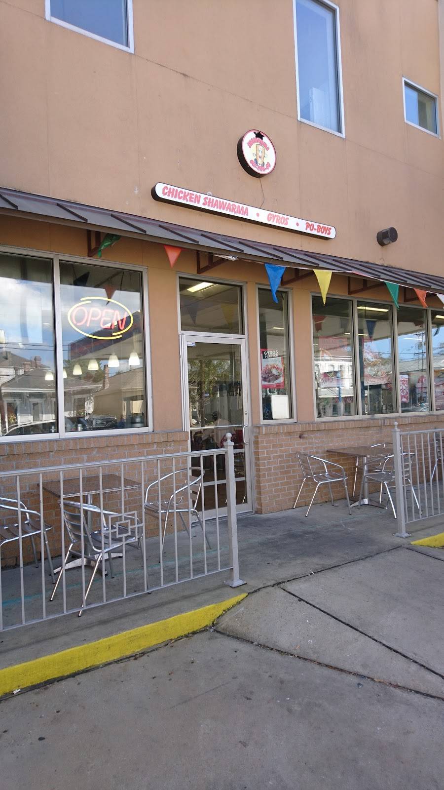 Shawarma On The Go | restaurant | 3720 Magazine St, New Orleans, LA 70115, USA | 5042696427 OR +1 504-269-6427