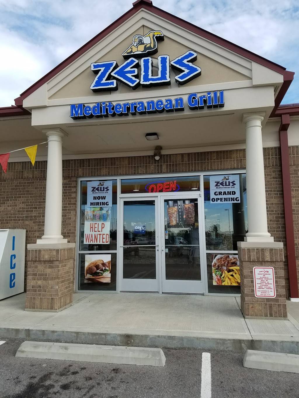 Zeus Mediterranean Grill | restaurant | 571 Hunter Rd, Hebron, KY 41048, USA | 8598170025 OR +1 859-817-0025