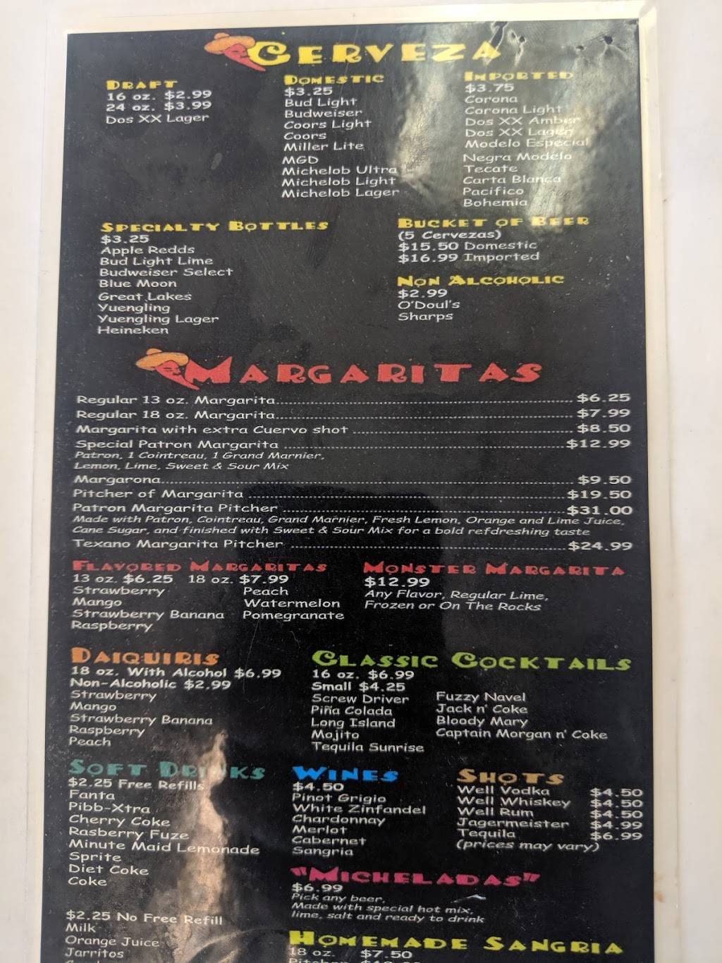 El Taco Feliz Restaurant & Bar | restaurant | 2014 North Rd SE, Warren, OH 44484, USA | 3303499007 OR +1 330-349-9007