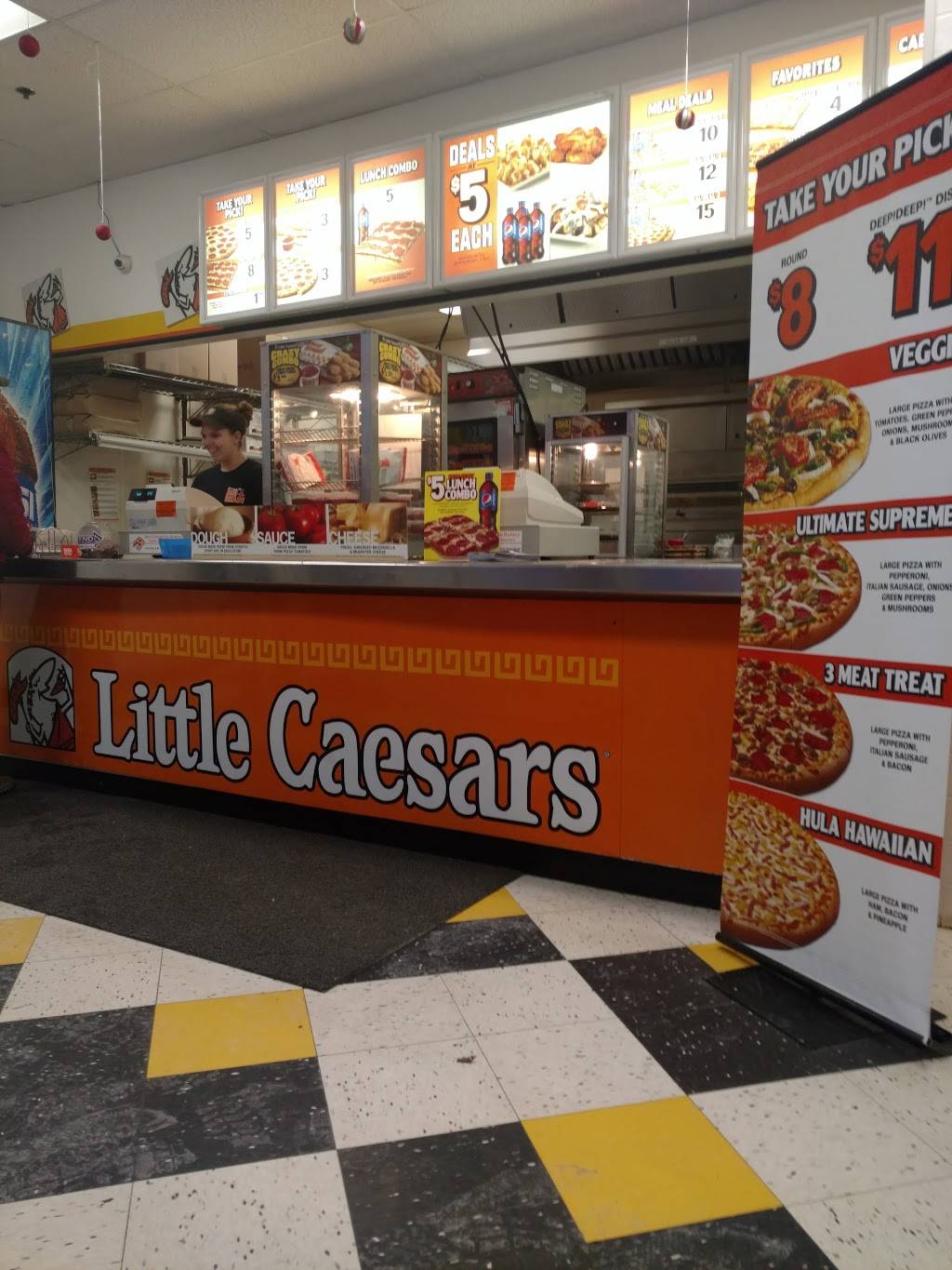 Little Caesars Pizza | meal takeaway | 9125 W Ridge Rd, Girard, PA 16417, USA | 8147749600 OR +1 814-774-9600