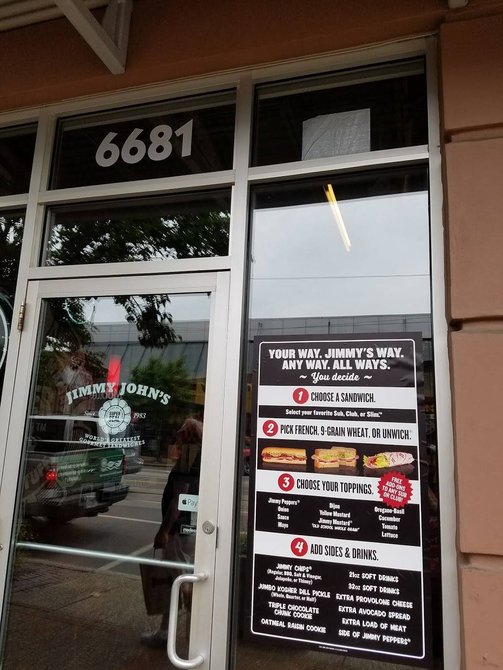 Jimmy Johns | meal delivery | 6681 Delmar Blvd, University City, MO 63130, USA | 3148626565 OR +1 314-862-6565