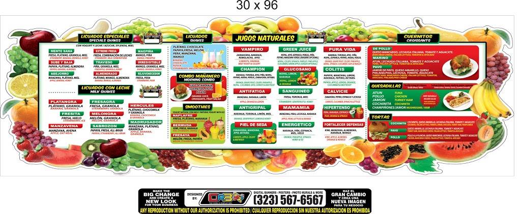 Fruttisinaloa | restaurant | 3475 Tweedy Blvd, South Gate, CA 90280, USA | 3232477742 OR +1 323-247-7742