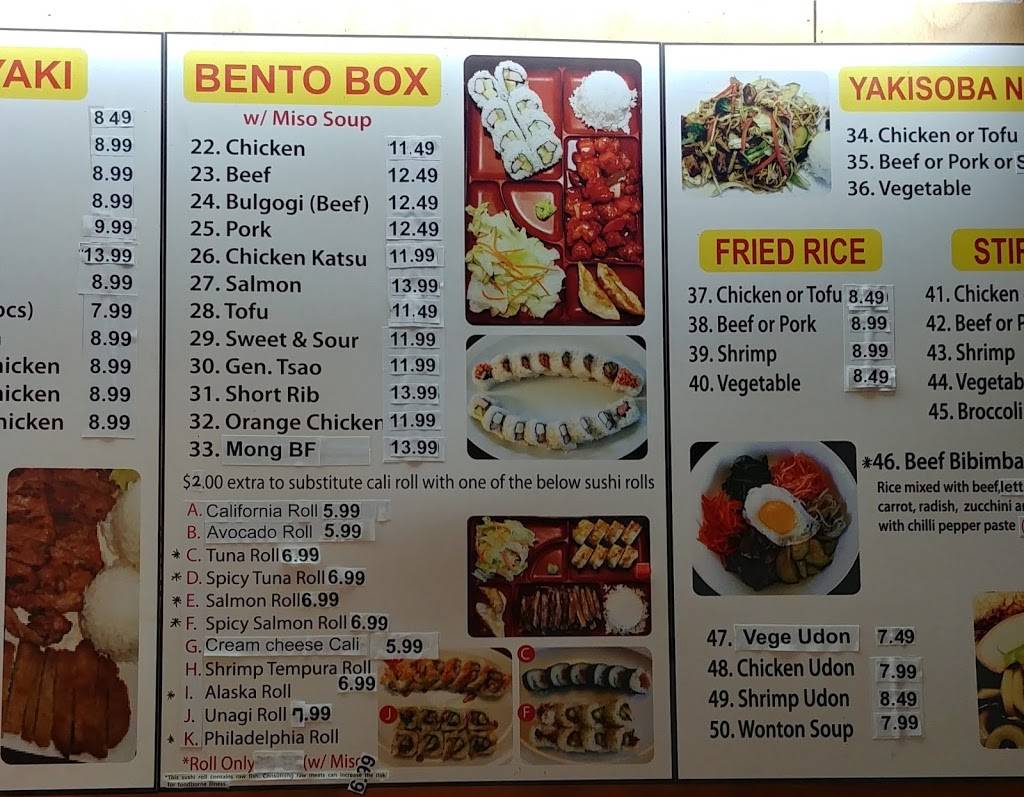 Bento Teriyaki & Sushi | restaurant | 3201 6th Ave, Tacoma, WA 98406, USA | 2537590851 OR +1 253-759-0851