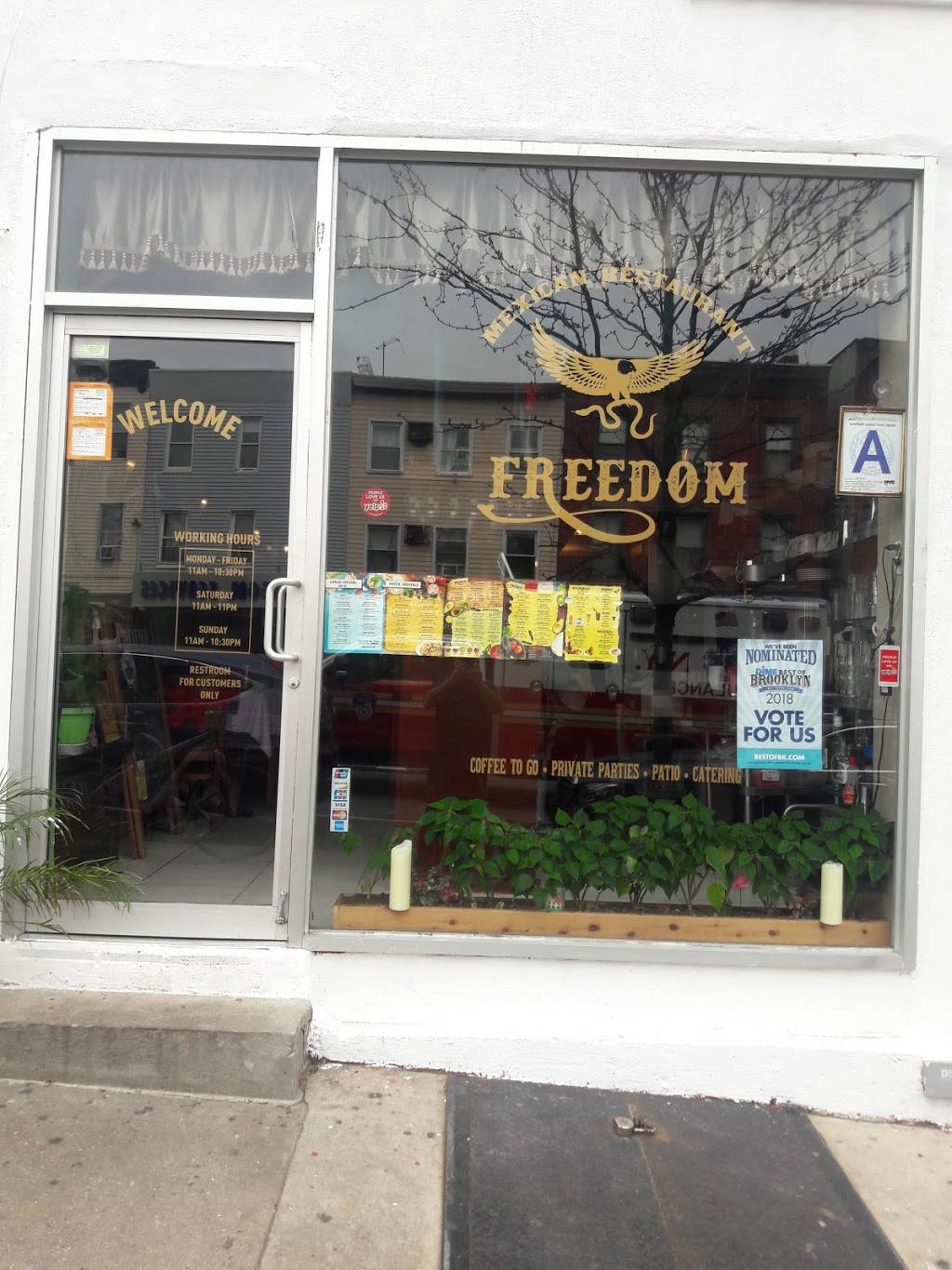 Freedom | restaurant | 679 5th Ave, Brooklyn, NY 11215, USA | 3477458512 OR +1 347-745-8512