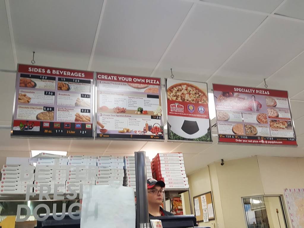 Papa Johns Pizza | restaurant | 6310 W Colonial Dr, Orlando, FL 32818, USA | 4072997272 OR +1 407-299-7272