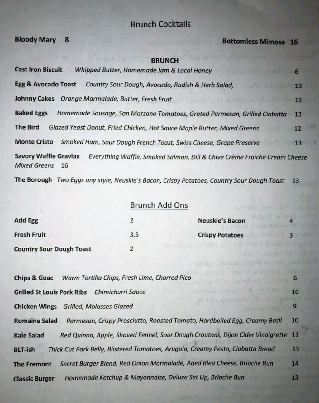 Platt Street Borough | restaurant | 1809 W Platt St, Tampa, FL 33606, USA | 8136050119 OR +1 813-605-0119