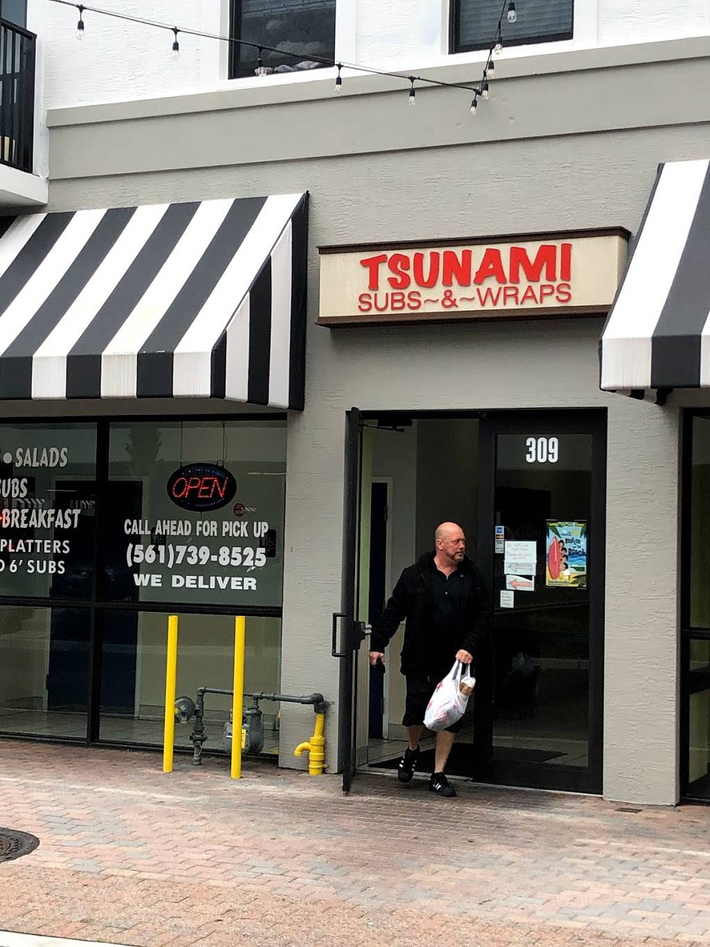 Tsunami Subs and Wraps | restaurant | 309 E Woolbright Rd, Boynton Beach, FL 33435, USA | 5617398525 OR +1 561-739-8525
