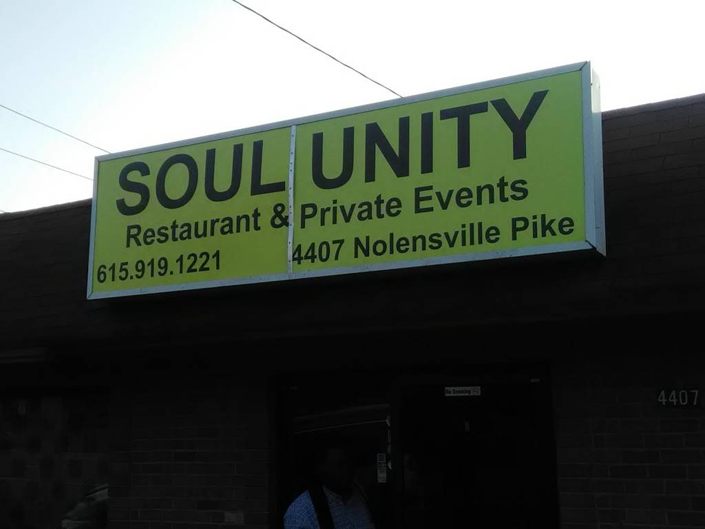 Soul Unity | restaurant | 4407 Nolensville Pike, Nashville, TN 37211, USA | 6159191221 OR +1 615-919-1221