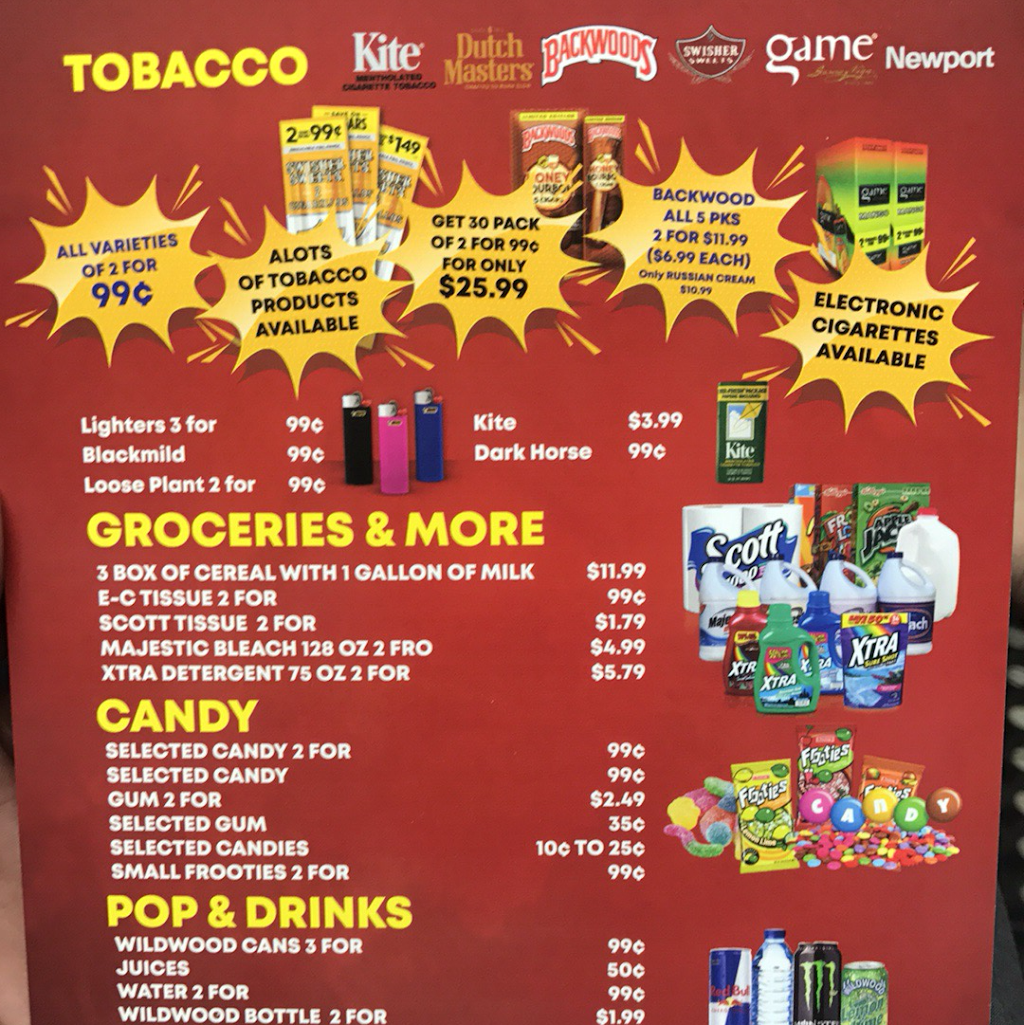 Tornado Spot Food Mart & Tobacco | restaurant | 352 N Wolf Rd, Hillside, IL 60162, USA | 7084015622 OR +1 708-401-5622