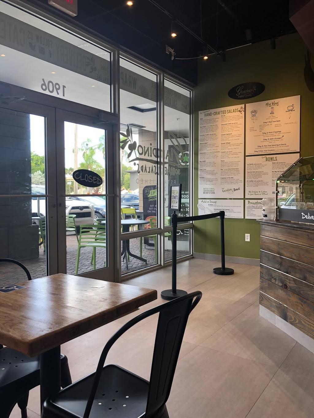 Giardino Gourmet Salads | restaurant | 1906 S University Dr, Davie, FL 33324, USA | 9542893949 OR +1 954-289-3949