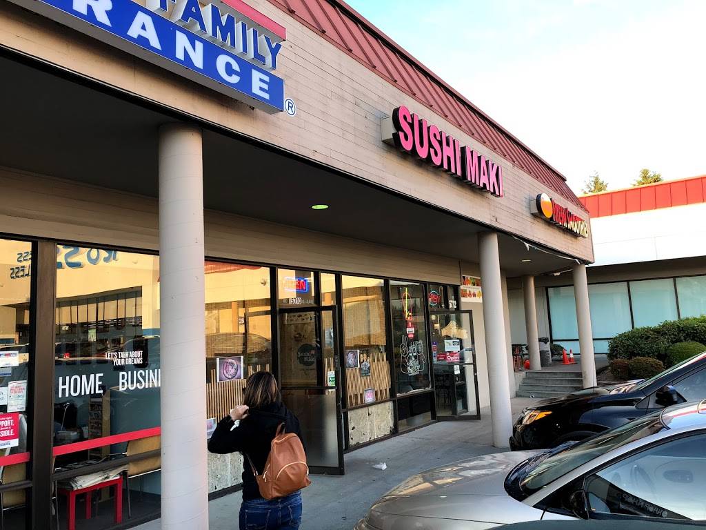 Sushi Maki | restaurant | 15710 1st Ave S, Burien, WA 98148, USA | 2062426400 OR +1 206-242-6400