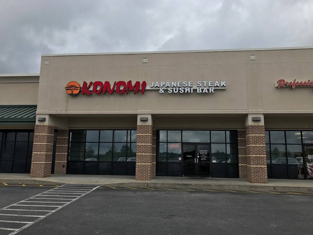 Konomi | restaurant | 5870 Trussville Crossings Blvd, Birmingham, AL 35235, USA | 2056611821 OR +1 205-661-1821