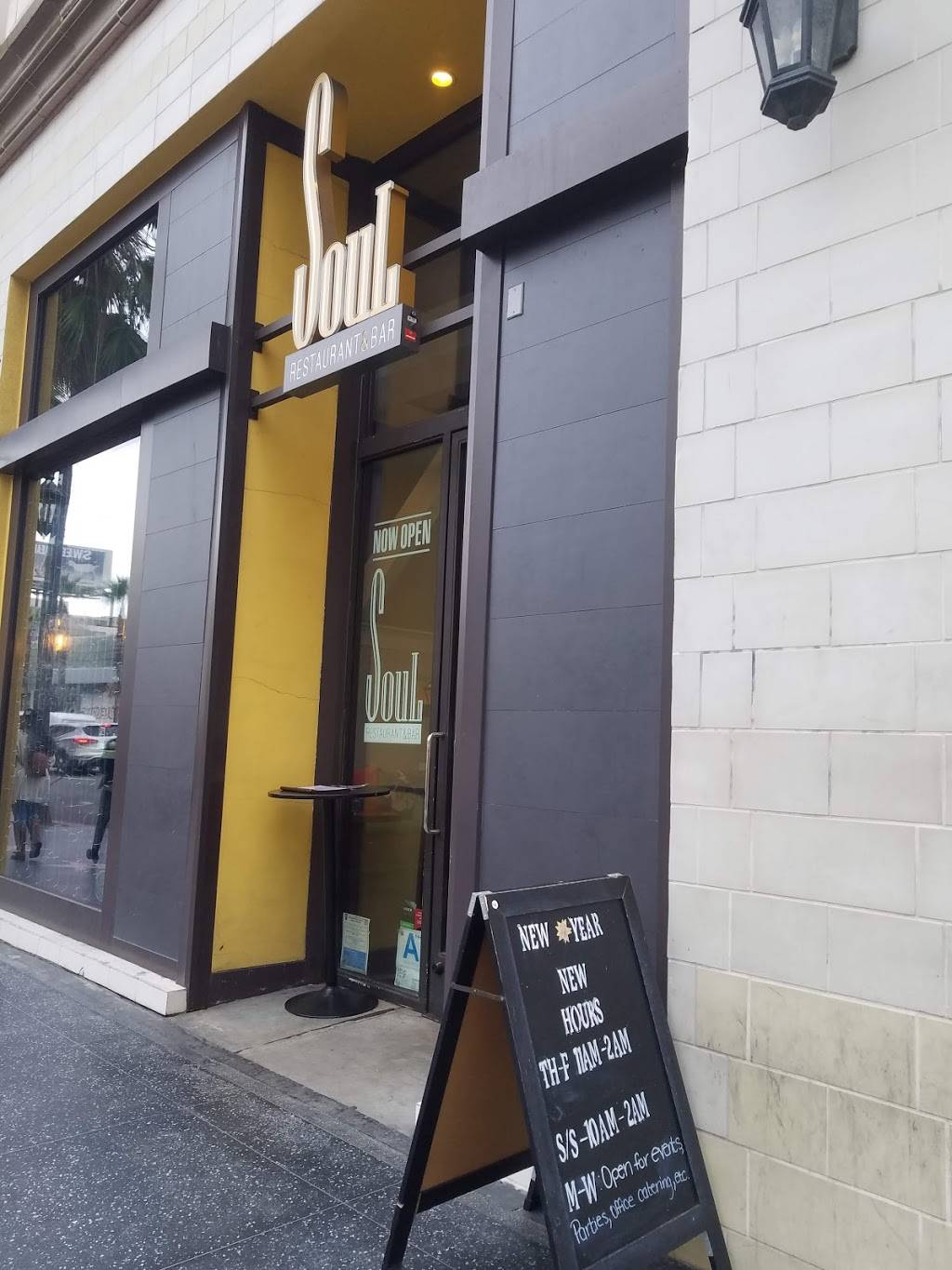 Soul Hollywood Restaurant & Bar | restaurant | 7046 Hollywood Blvd, Los Angeles, CA 90028, USA | 3239627685 OR +1 323-962-7685
