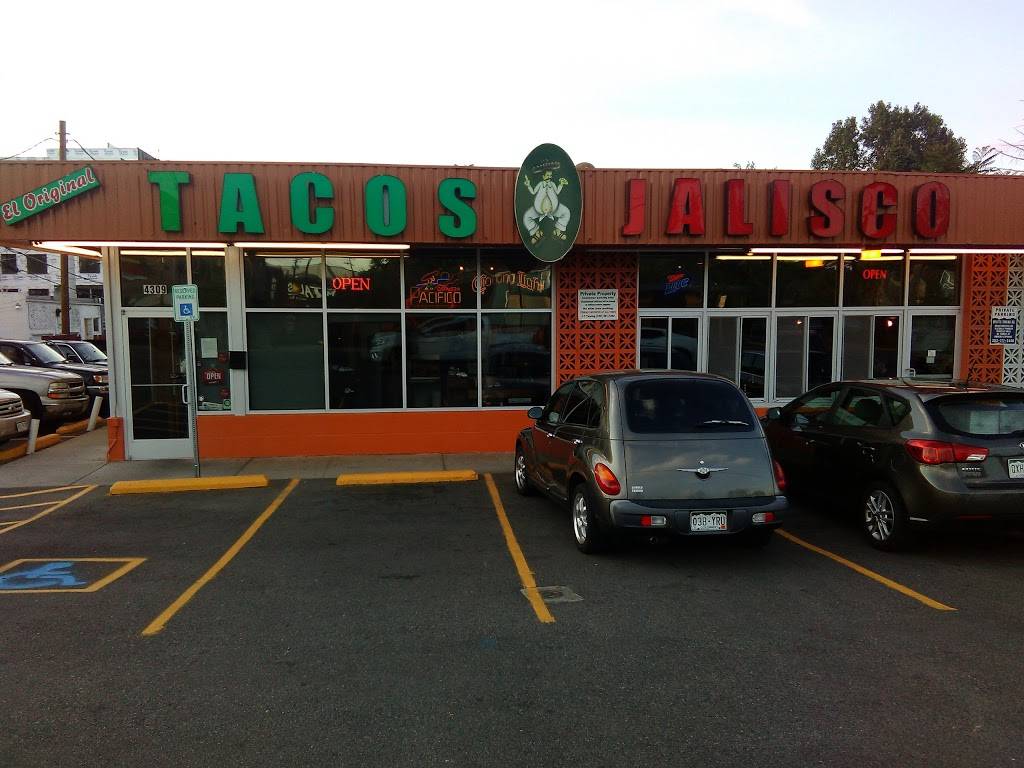 Tacos Jalisco | restaurant | 4309 W 38th Ave, Denver, CO 80212, USA | 3034581437 OR +1 303-458-1437