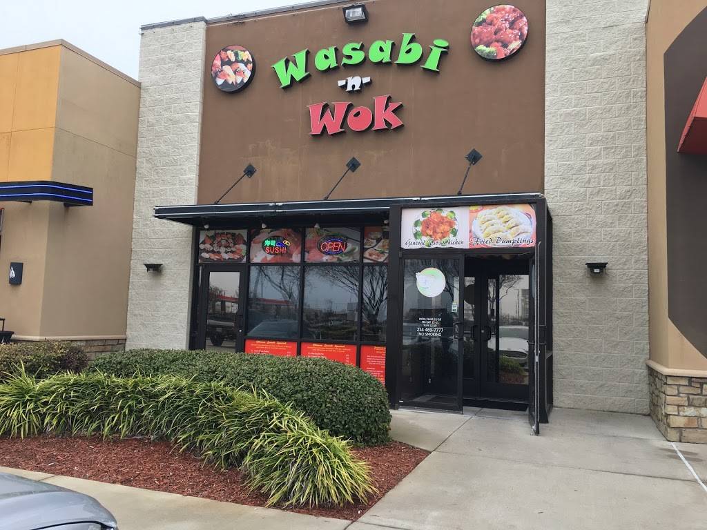 Wasabi & Wok | restaurant | 6360 N Josey Ln #101, Lewisville, TX 75056, USA | 2144697777 OR +1 214-469-7777
