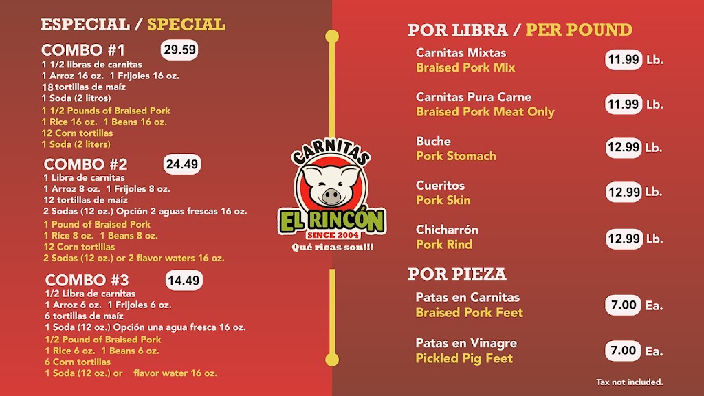 Carnitas el Rincon Woodland | restaurant | 1780 E Main St #300, Woodland, CA 95776, USA | 5306656262 OR +1 530-665-6262