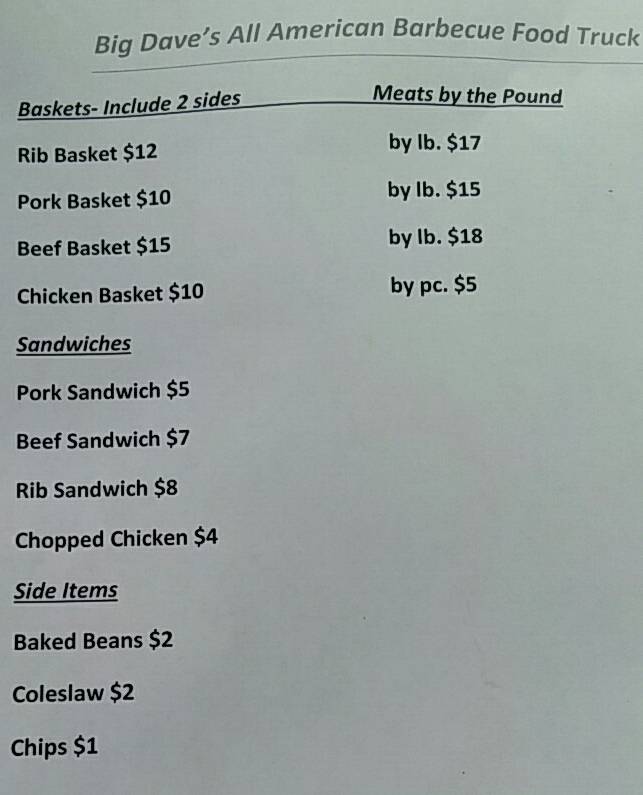 Big Daves All-American BBQ | restaurant | 11201 Anderson Rd, Greenville, SC 29611, USA | 8649733899 OR +1 864-973-3899