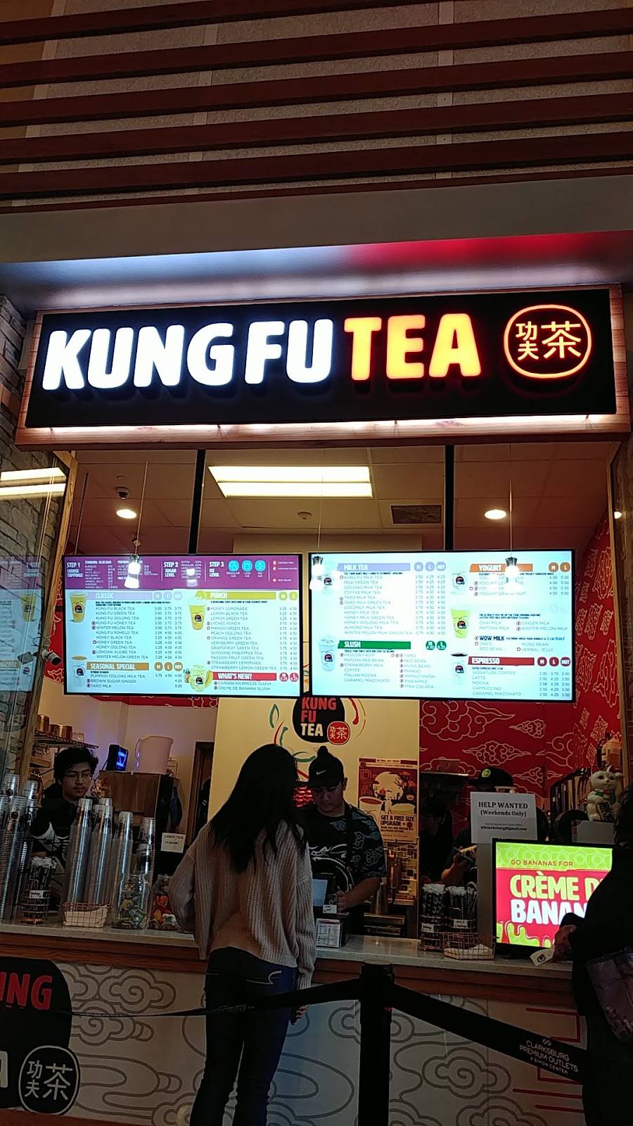 Kung Fu Tea | cafe | 22705 Clarksburg Rd Unit #868, Clarksburg, MD 20871, USA | 2403073240 OR +1 240-307-3240