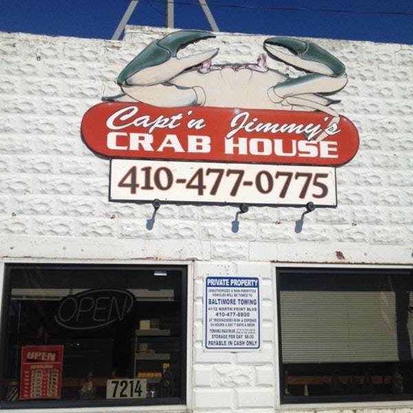 Captain Jimmys Crab House | restaurant | 7214 North Point Rd, Sparrows Point, MD 21219, USA | 4104770775 OR +1 410-477-0775