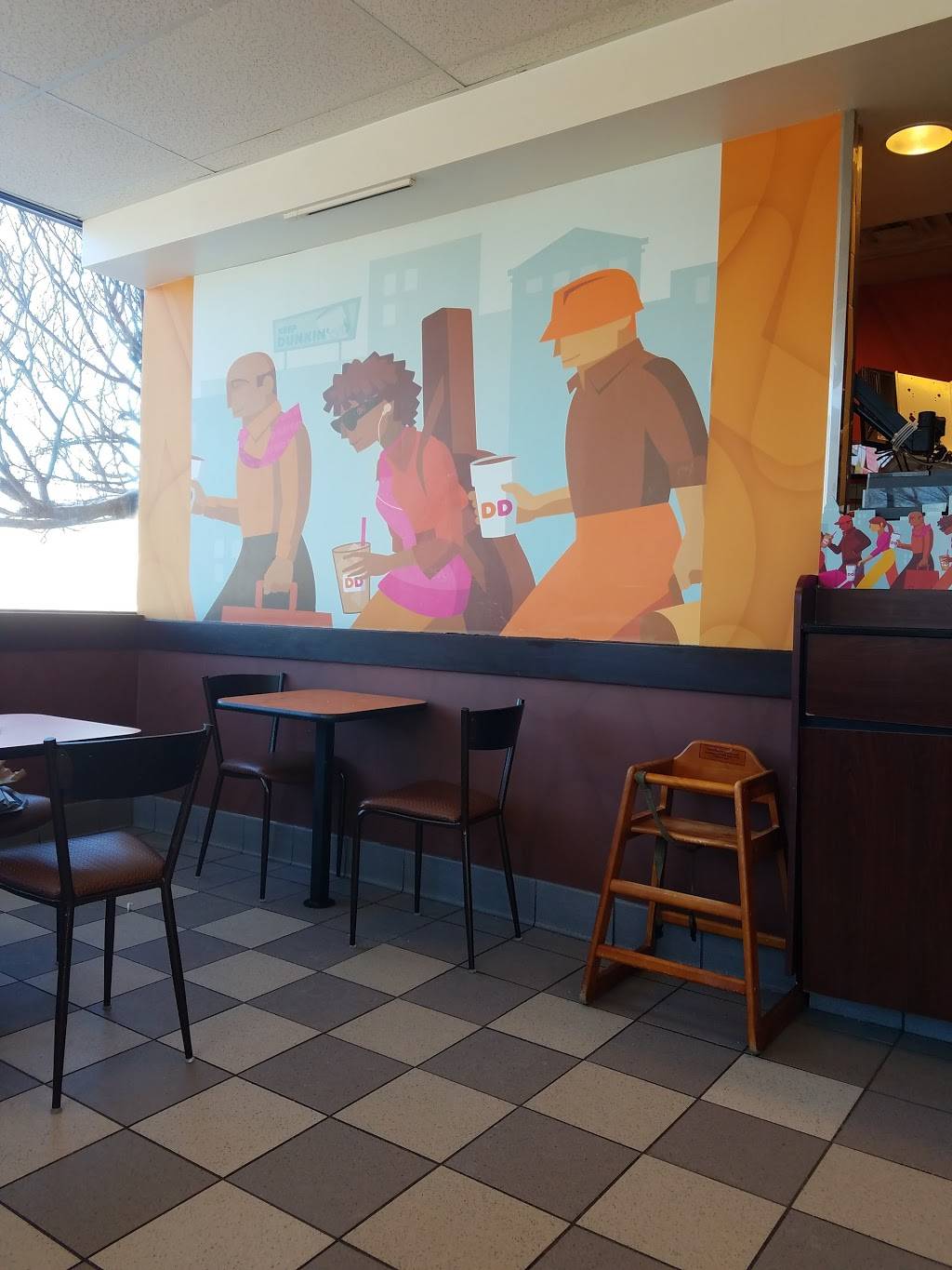 Dunkin | bakery | 1973 Main St, Tewksbury, MA 01876, USA | 9788517746 OR +1 978-851-7746