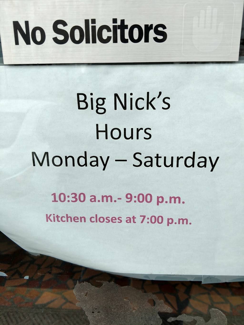 Big Nicks Place | restaurant | 2665 E Point St, East Point, GA 30344, USA | 4043058914 OR +1 404-305-8914