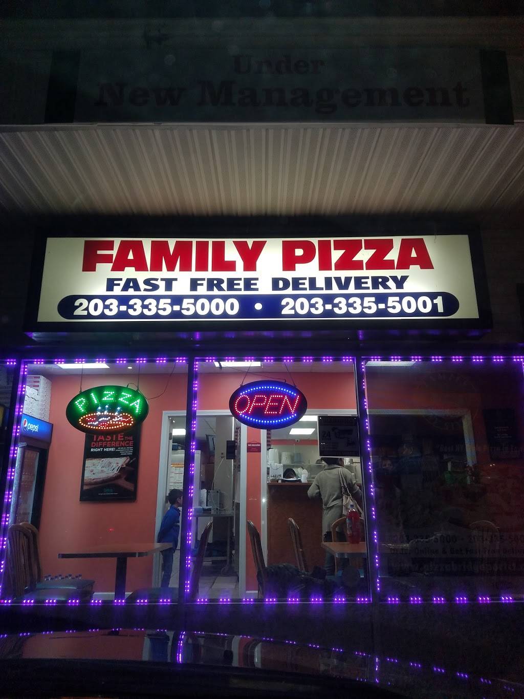 Family Pizza | restaurant | 1415 North Ave, Bridgeport, CT 06604, USA | 2033355000 OR +1 203-335-5000