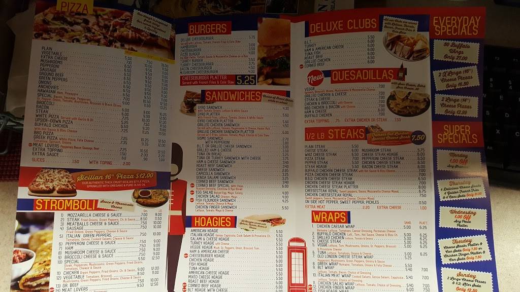 Old London Style Pizza | restaurant | 2047 Orthodox St, Philadelphia, PA 19124, USA | 2158311484 OR +1 215-831-1484