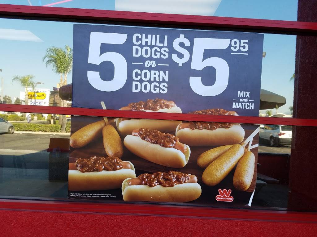 Wienerschnitzel | restaurant | 1731 N Hacienda Blvd, La Puente, CA 91744, USA | 6269172533 OR +1 626-917-2533