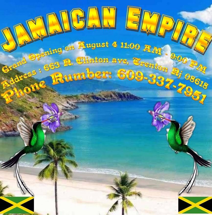 Jamaican Empire | restaurant | 663 N Clinton Ave, Trenton, NJ 08638, USA | 6093377951 OR +1 609-337-7951