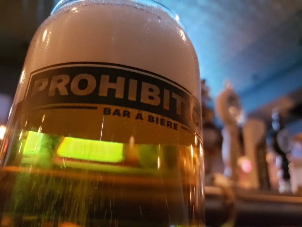 Prohibition Bar à Bières | restaurant | 32 Rue Blainville O, Sainte-Thérèse, QC J7E 1W9, Canada | 4509519519 OR +1 450-951-9519