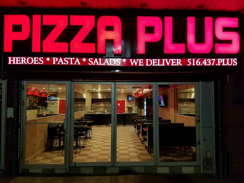 Pizza Plus | restaurant | 15 Village Ave, Elmont, NY 11003, USA | 5164377587 OR +1 516-437-7587