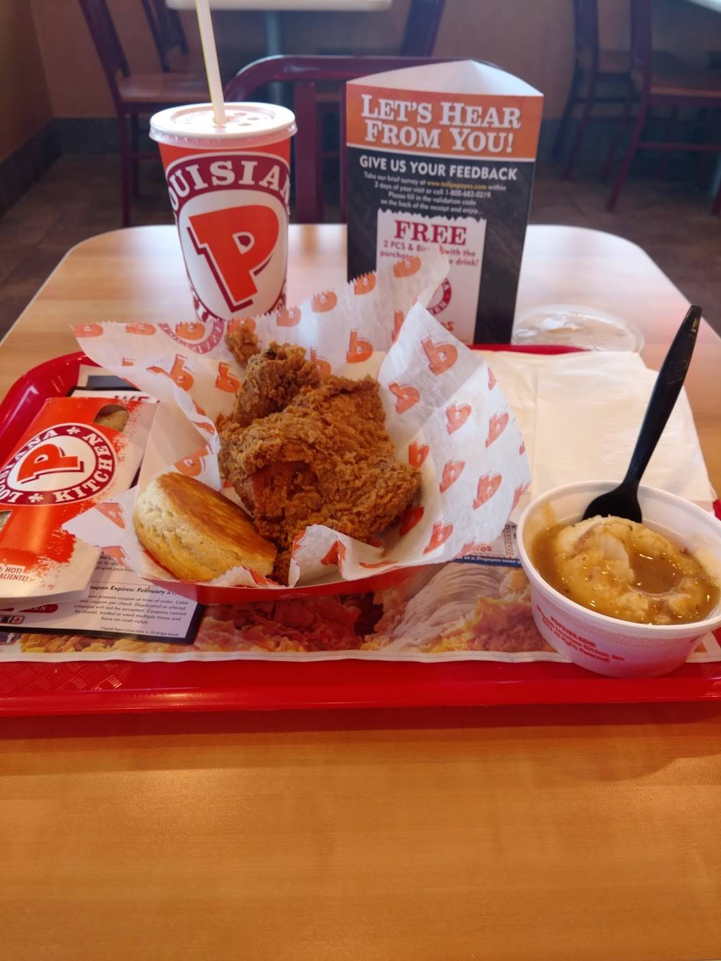 Popeyes Louisiana Kitchen | restaurant | 13800 E Independence Blvd, Indian Trail, NC 28079, USA | 7046840136 OR +1 704-684-0136