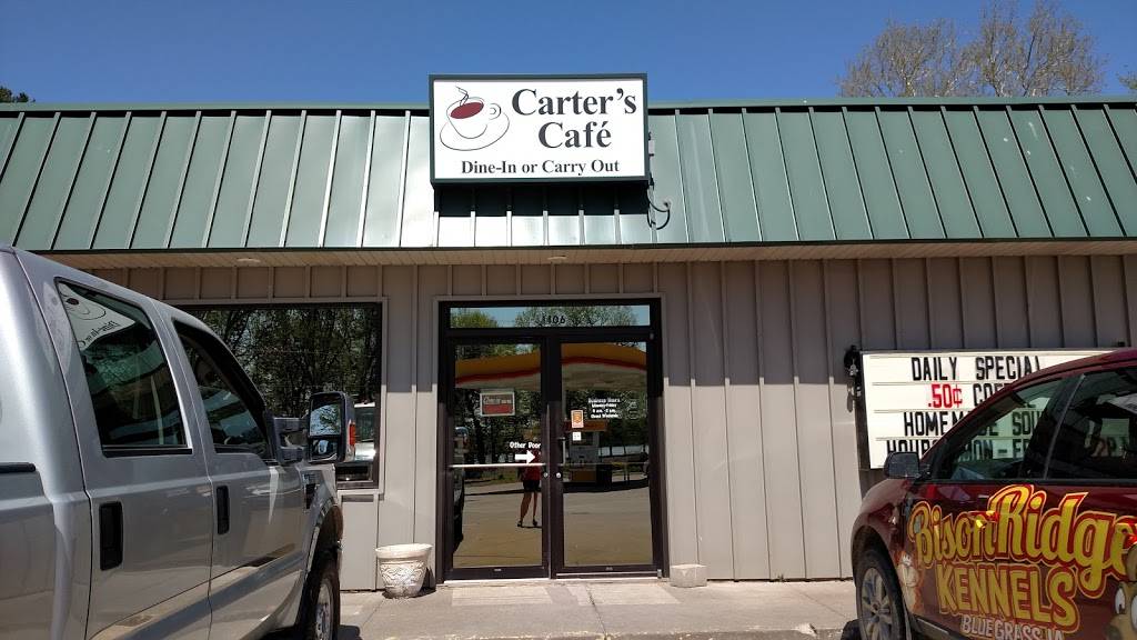 Carters Cafe | restaurant | 1106 W Front St, Buffalo, IA 52728, USA | 5633811555 OR +1 563-381-1555