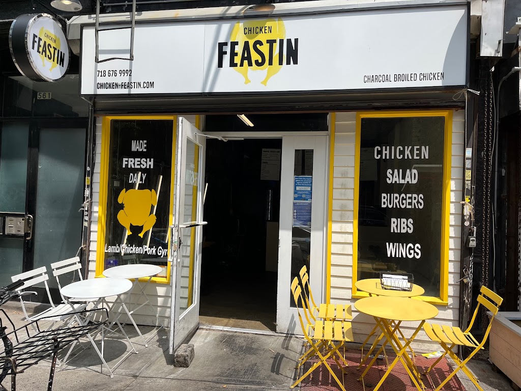 Chicken Feastin | restaurant | 561 Gates Ave, Brooklyn, NY 11221, USA | 7186769992 OR +1 718-676-9992