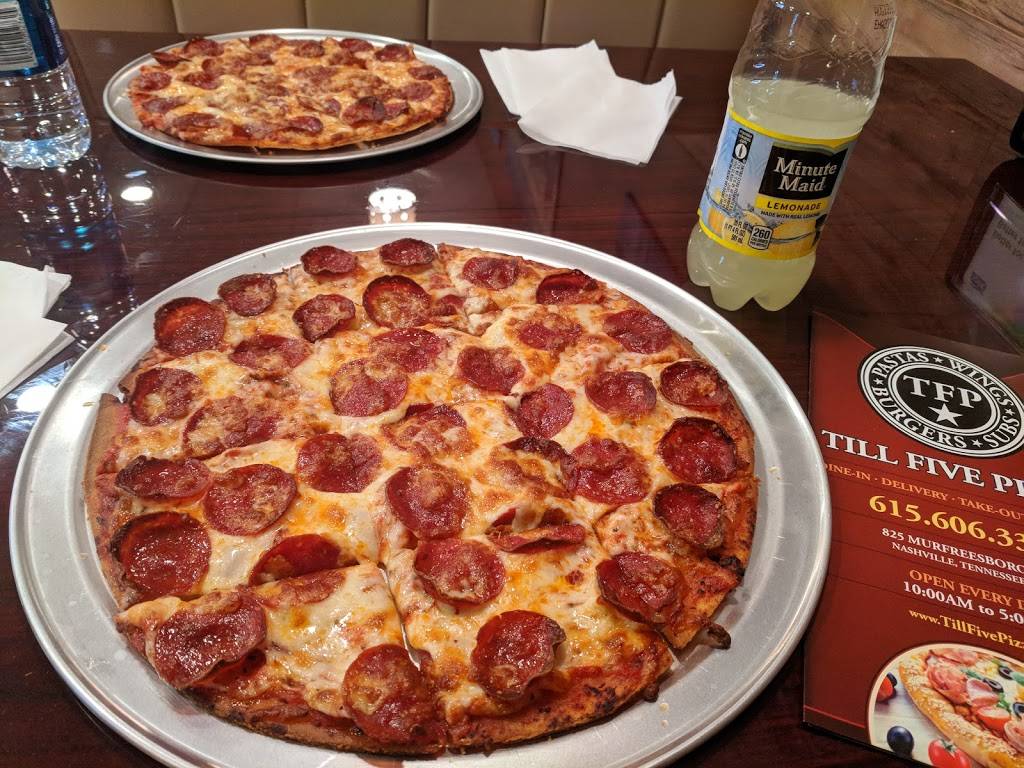 Till Five Pizza | restaurant | 825 Murfreesboro Pike, Nashville, TN 37217, USA | 6156063333 OR +1 615-606-3333