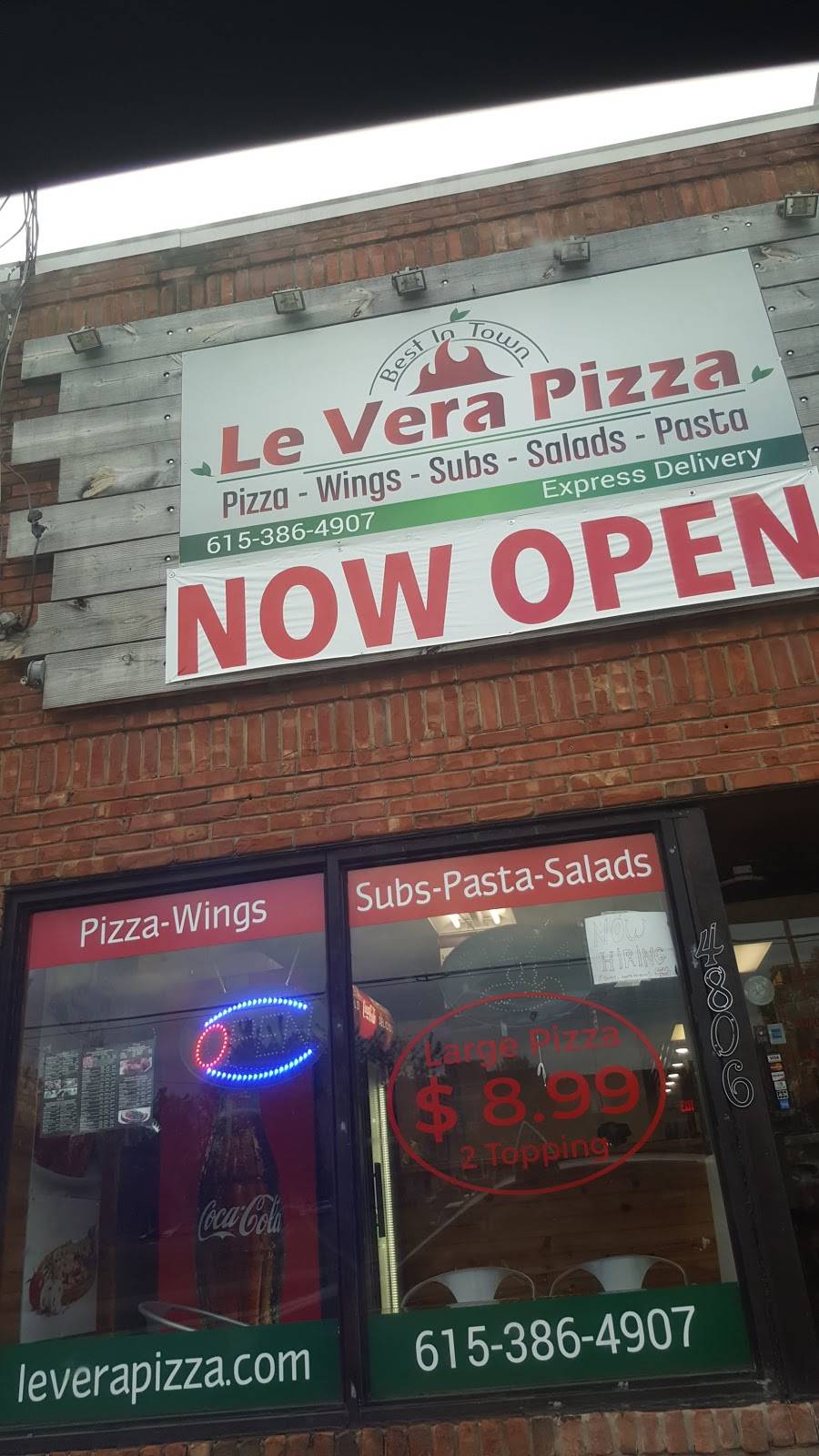 Le Vera Pizza | restaurant | 4806 Charlotte Pike, Nashville, TN 37209, USA | 6153864907 OR +1 615-386-4907