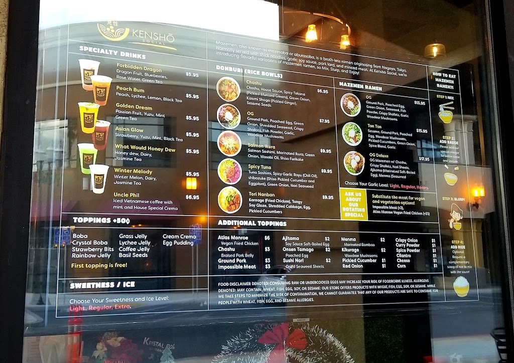 Kensho Social | cafe | 919 Story Rd Ste 1100, San Jose, CA 95122, USA | 4087537789 OR +1 408-753-7789