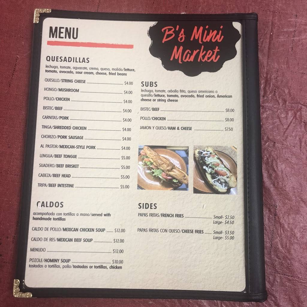 B’s Mini Market | restaurant | 301 W Almond St, Vineland, NJ 08360, USA | 8566968050 OR +1 856-696-8050