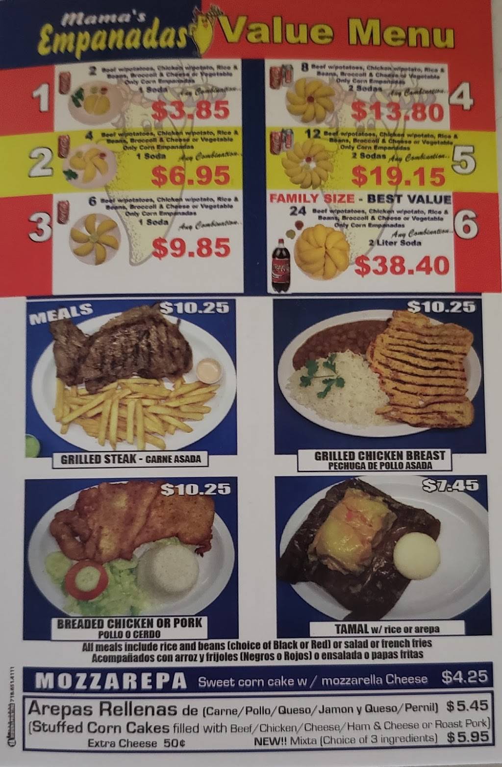 Mamas Empanadas | restaurant | 91-09 Jamaica Ave, Jamaica, NY 11421, USA | 7184414700 OR +1 718-441-4700