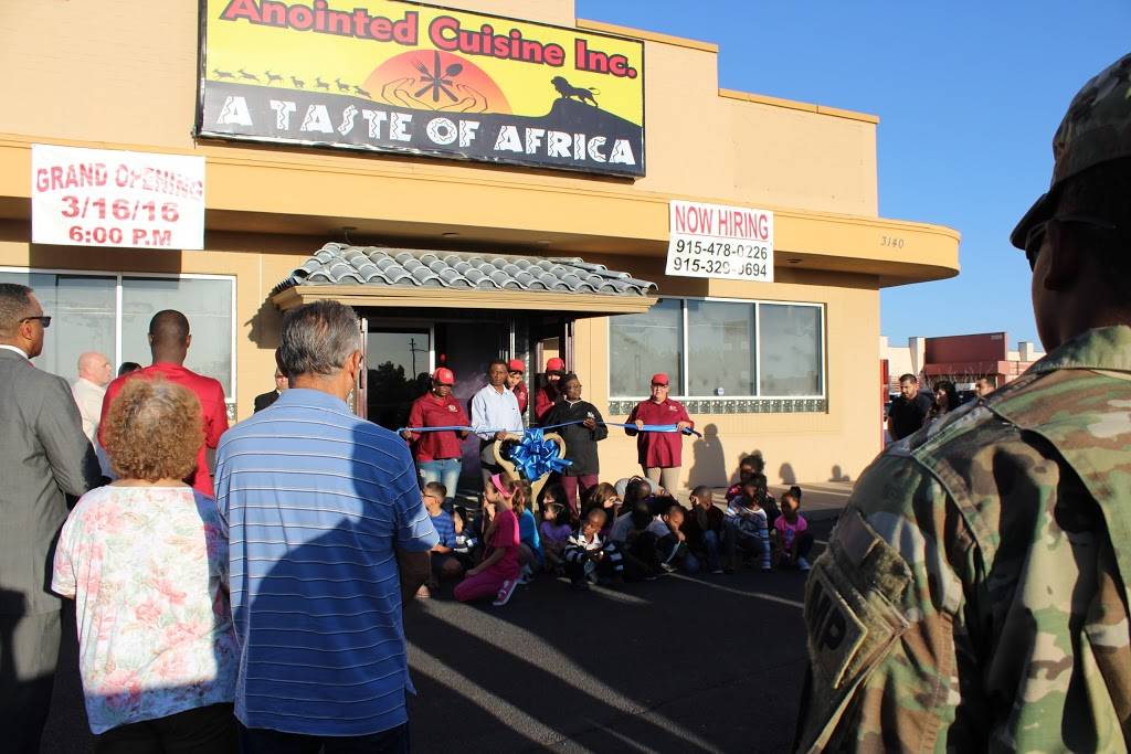 Anointed Cuisine A Taste Of Africa | restaurant | 3140 Lee Trevino Dr, El Paso, TX 79936, USA | 9153074834 OR +1 915-307-4834
