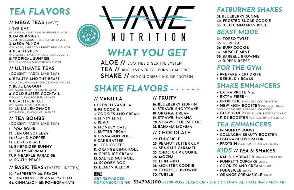 Wave Dothan | restaurant | 1209 Ross Clark Cir Suite 3, Dothan, AL 36301, USA | 3347981100 OR +1 334-798-1100