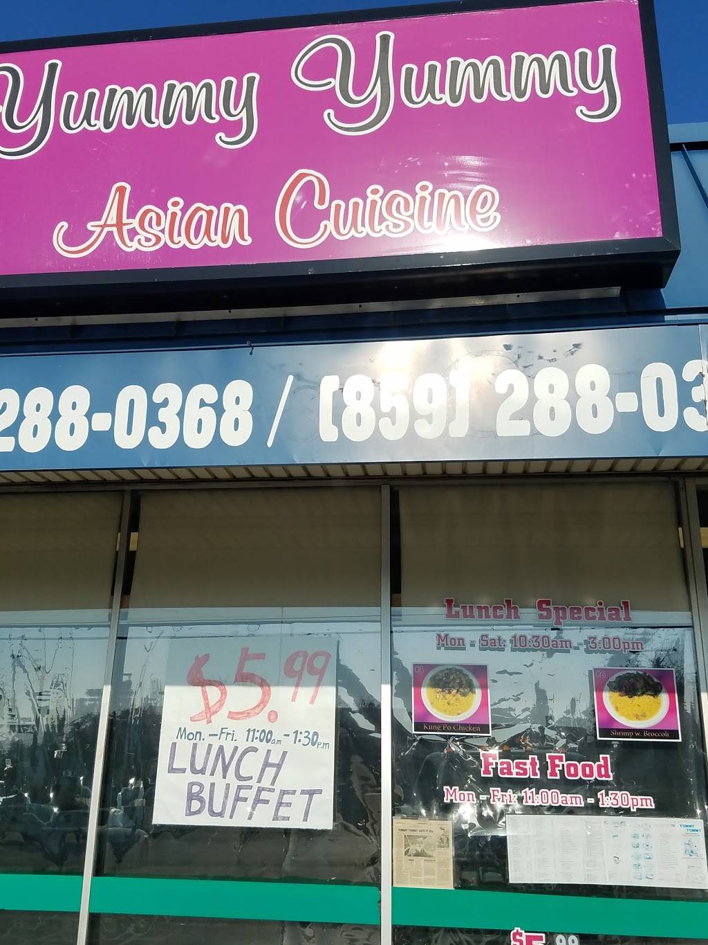 Yummy Yummy Asian Cuisine | restaurant | 2047, 1395 W Main St, Lexington, KY 40508, USA | 8592880368 OR +1 859-288-0368