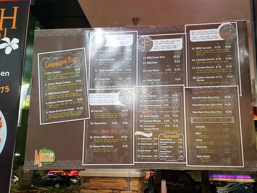 Maui Hawaiian Barbeque | restaurant | 2455 Vista Way D, Oceanside, CA 92054, USA | 7607228383 OR +1 760-722-8383