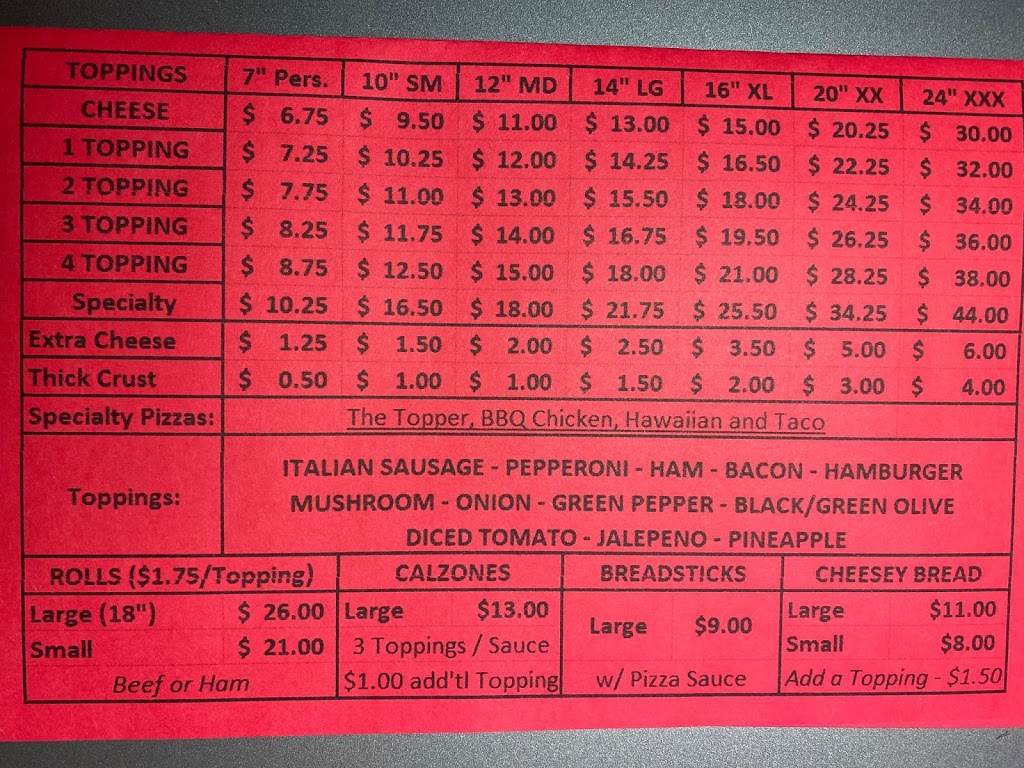 Toppings Pizza | restaurant | 312 E Main St, Streator, IL 61364, USA | 8156726868 OR +1 815-672-6868