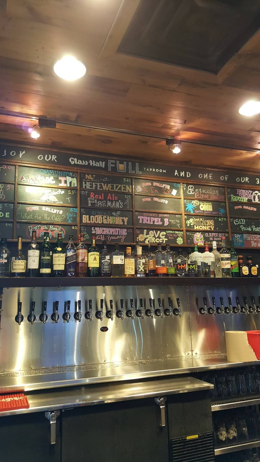 Glass Half Full Taproom | restaurant | 100 S Central Expy #14, Richardson, TX 75080, USA | 9725342120 OR +1 972-534-2120