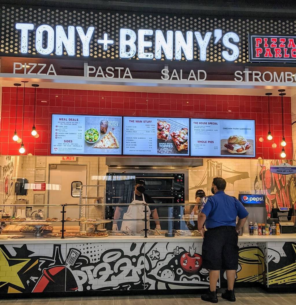 Tony + Bennys | restaurant | LaGuardia Airport, Headhouse Food Hall, Terminal B, Queens, NY 11371, USA | 7185549550 OR +1 718-554-9550