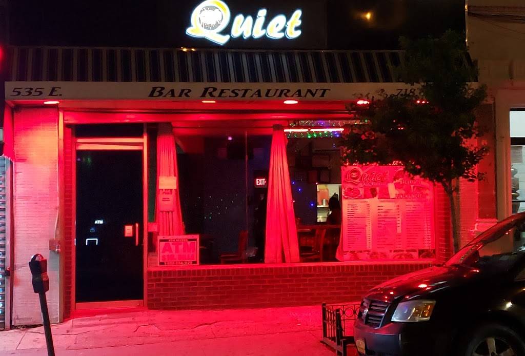 QUIET BAR RESTAURANT | restaurant | 535 E Tremont Ave, The Bronx, NY 10457, USA | 7186846102 OR +1 718-684-6102